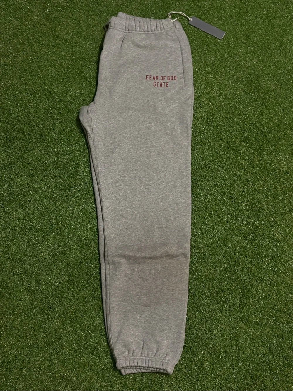 Essentials Fear of God State Grey Cuffed Pants